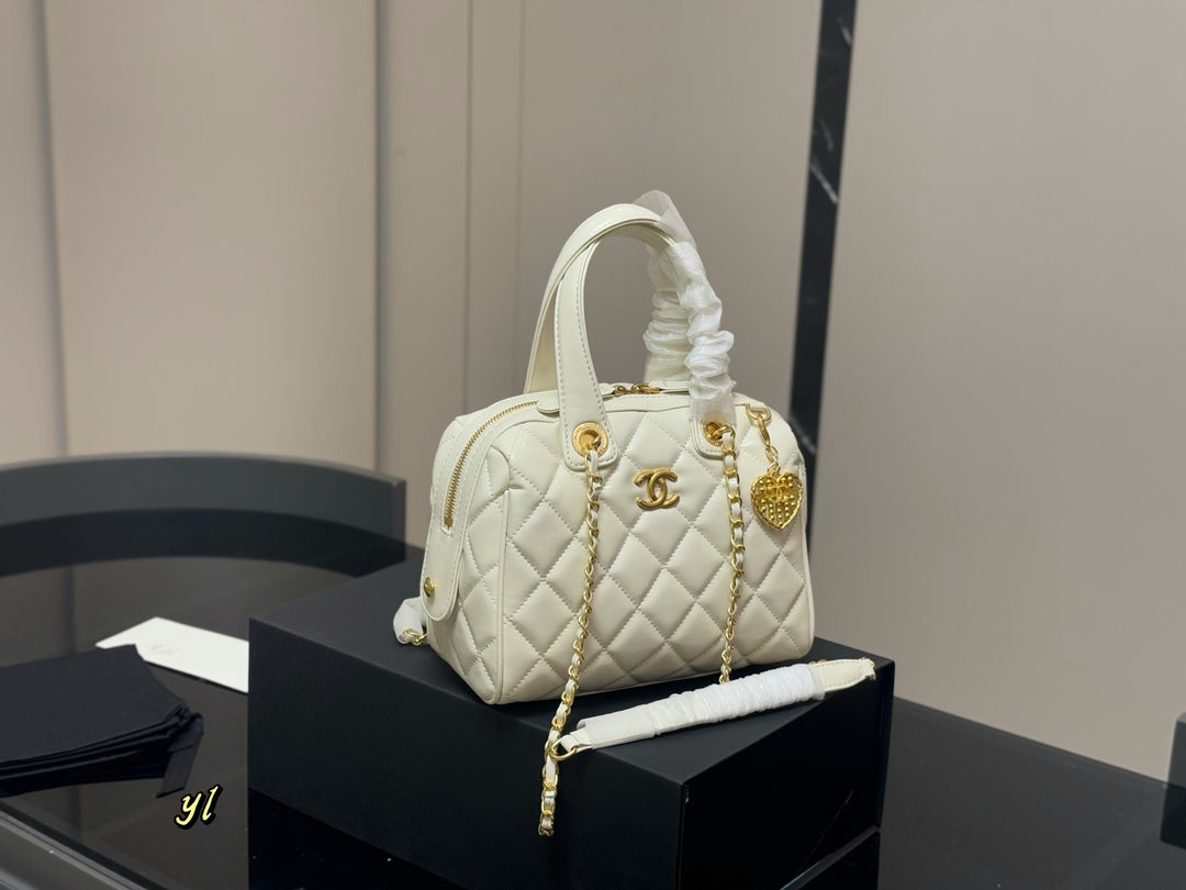 3 Colors Fashion Lattice Design Tote Bag