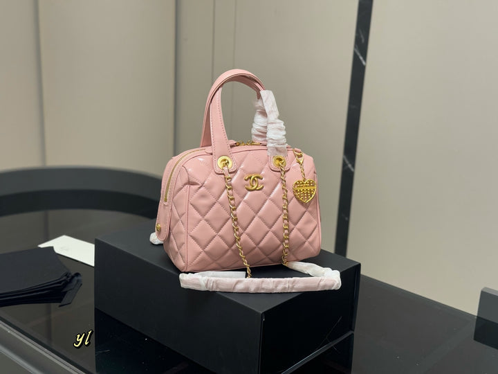 3 Colors Fashion Lattice Design Tote Bag