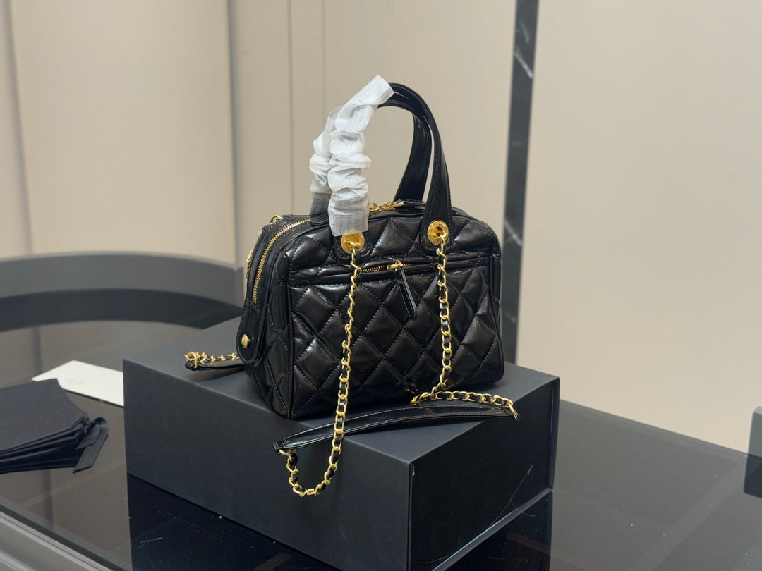 3 Colors Fashion Lattice Design Tote Bag
