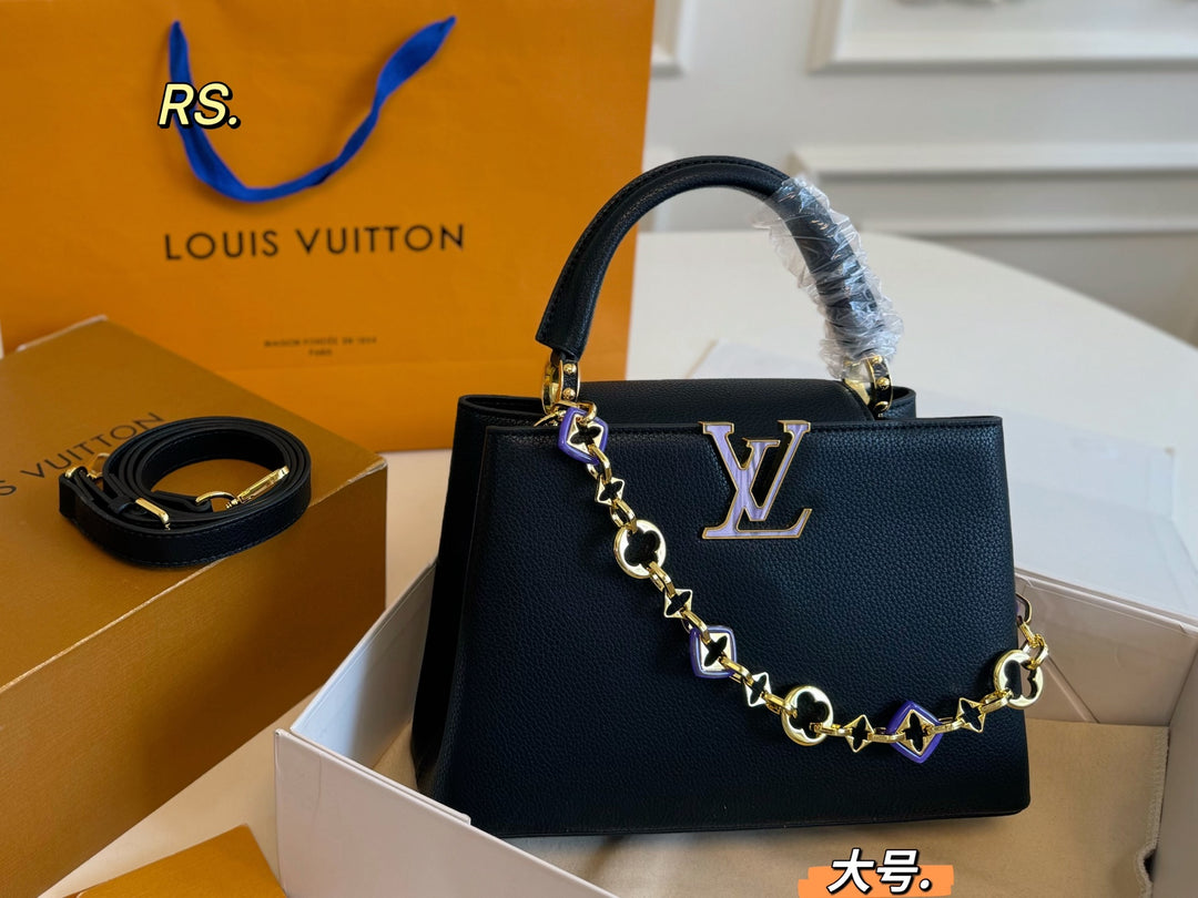 2 Color Luxury Chain Crossbody Bag