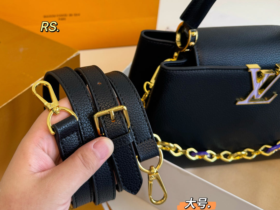 2 Color Luxury Chain Crossbody Bag
