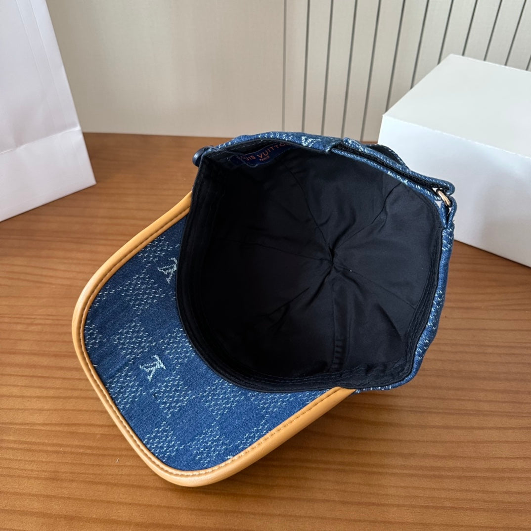 2025 New Cowboy Plaid Duck Tongue Cap