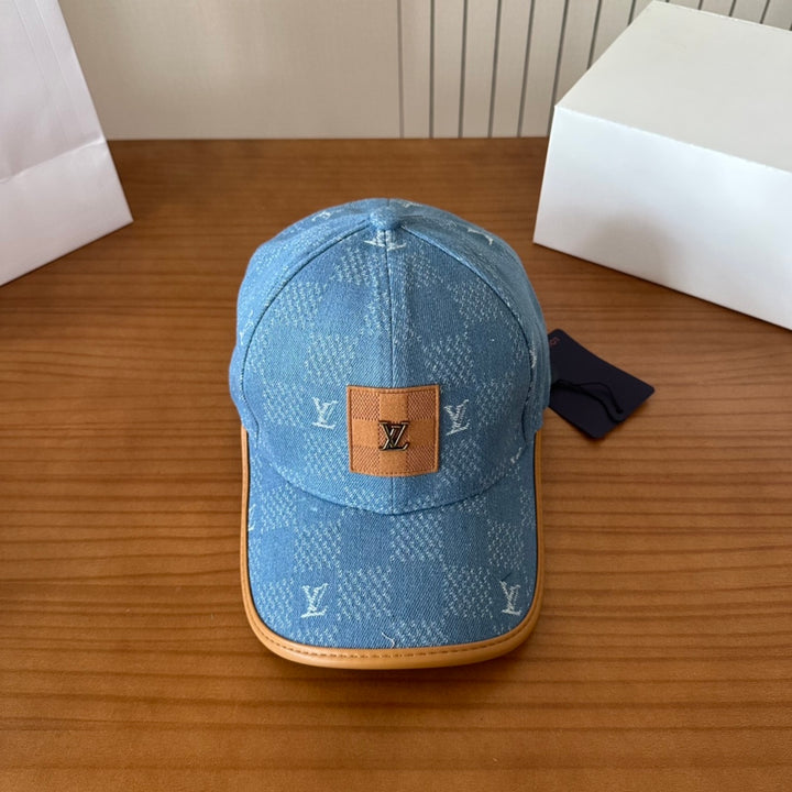2025 New Cowboy Plaid Duck Tongue Cap