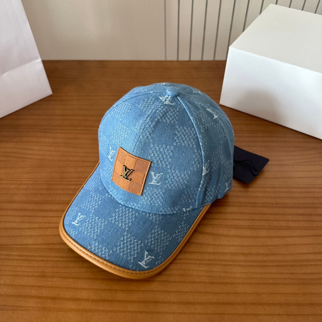 2025 New Cowboy Plaid Duck Tongue Cap