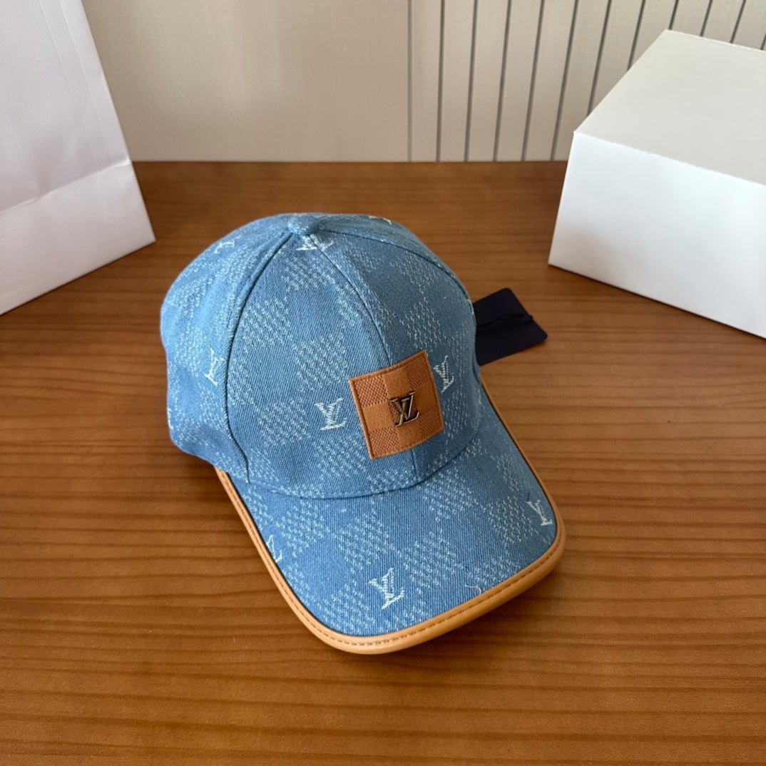 2025 New Cowboy Plaid Duck Tongue Cap