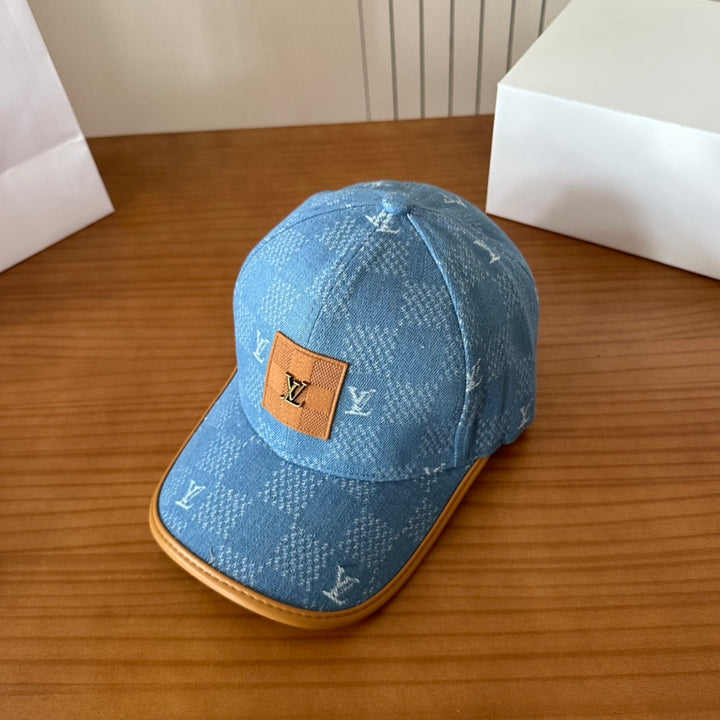 2025 New Cowboy Plaid Duck Tongue Cap