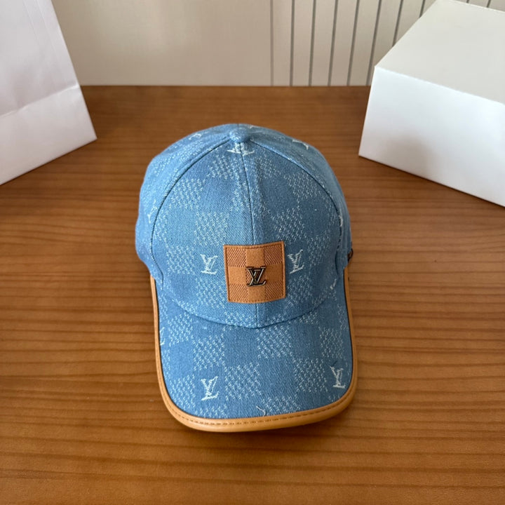 2025 New Cowboy Plaid Duck Tongue Cap