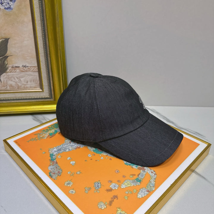 New Rhinestone Logo Duck Tongue Cap