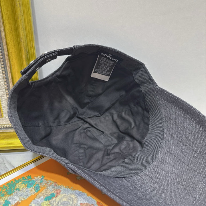 New Rhinestone Logo Duck Tongue Cap