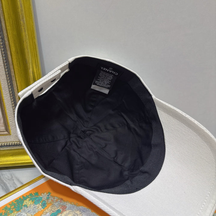 New Rhinestone Logo Duck Tongue Cap