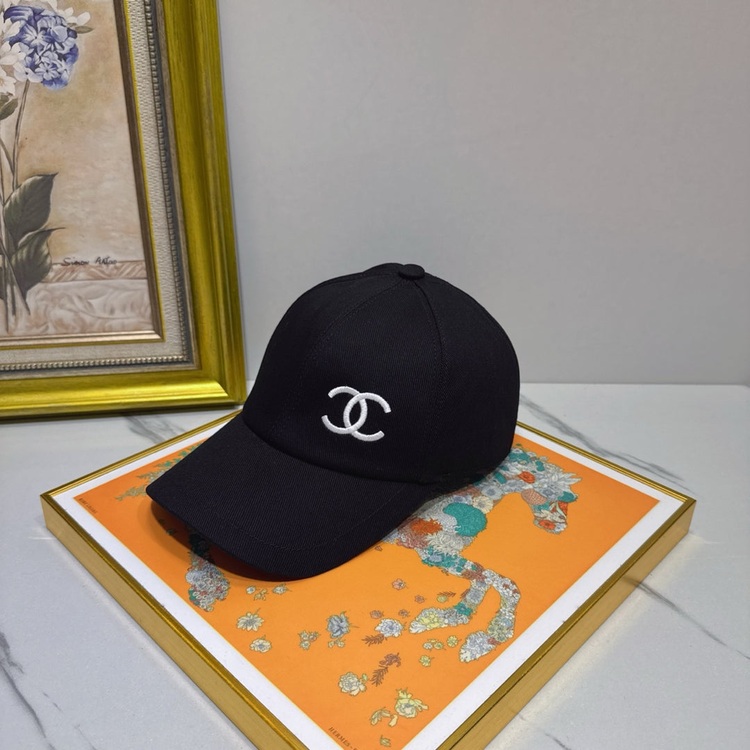 Classic Black Logo Baseball Cap