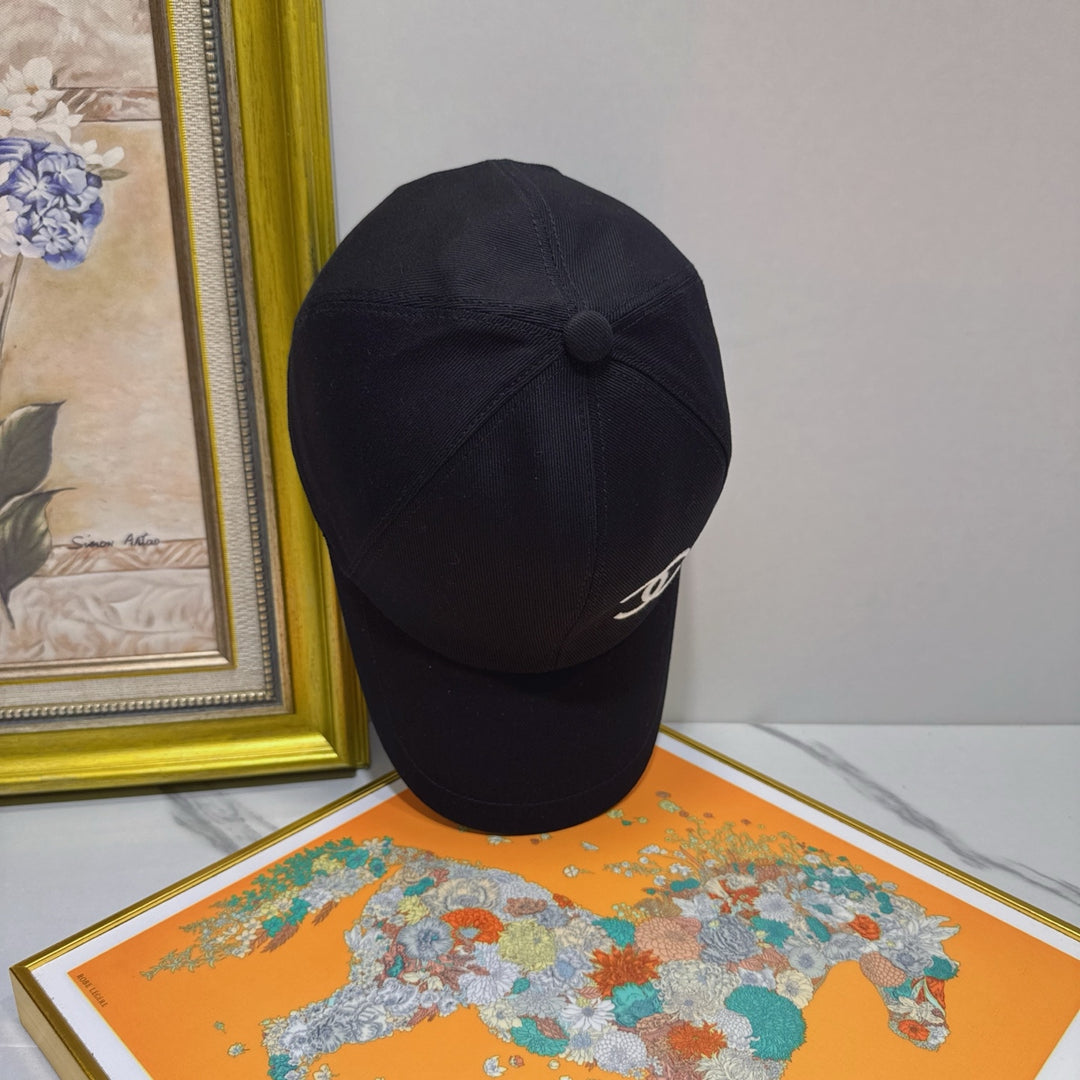 Classic Black Logo Baseball Cap