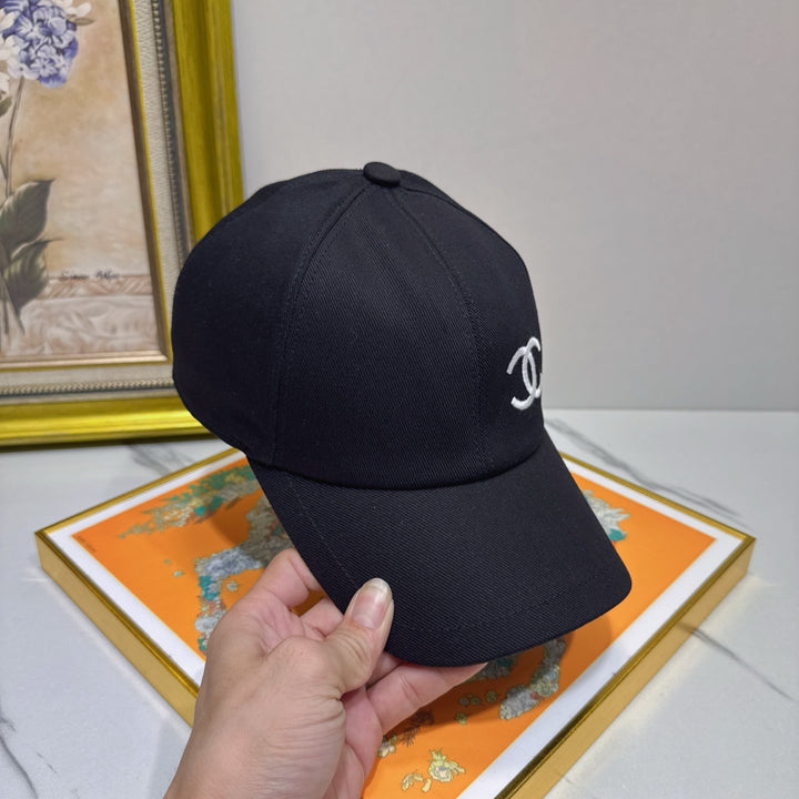 Classic Black Logo Baseball Cap