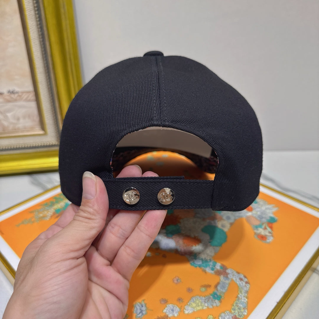 Classic Black Logo Baseball Cap