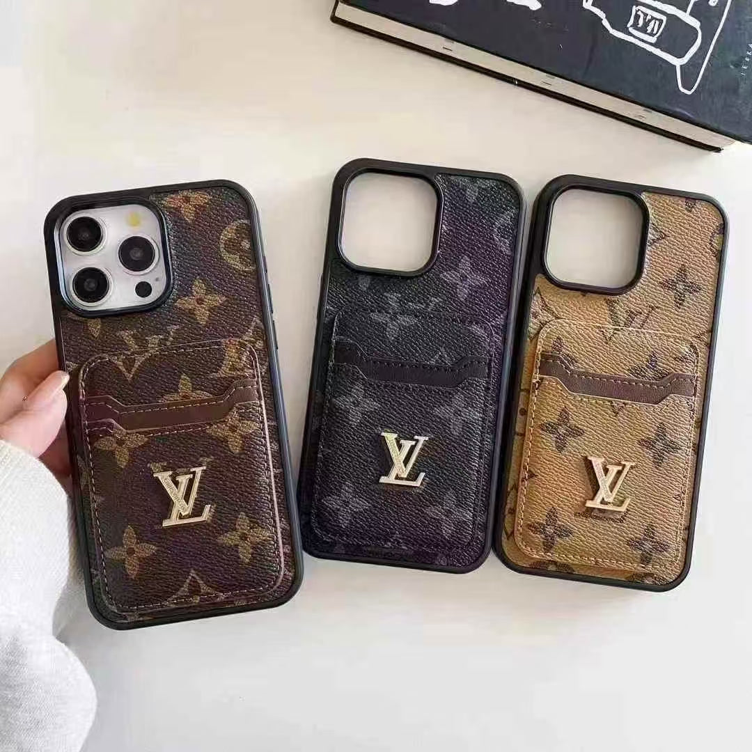 New Gold Label Card Slot Phone Case
