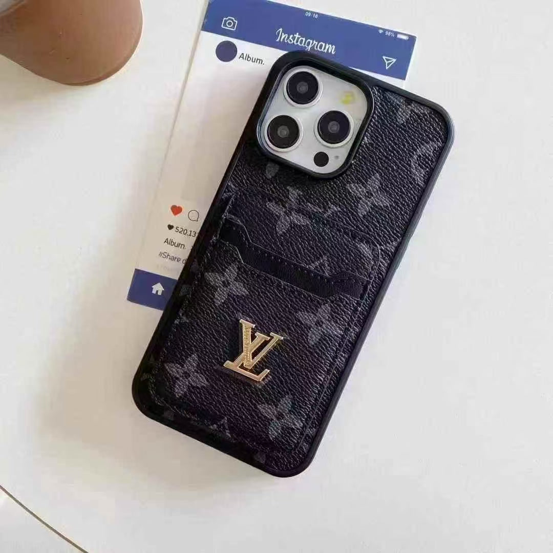 New Gold Label Card Slot Phone Case