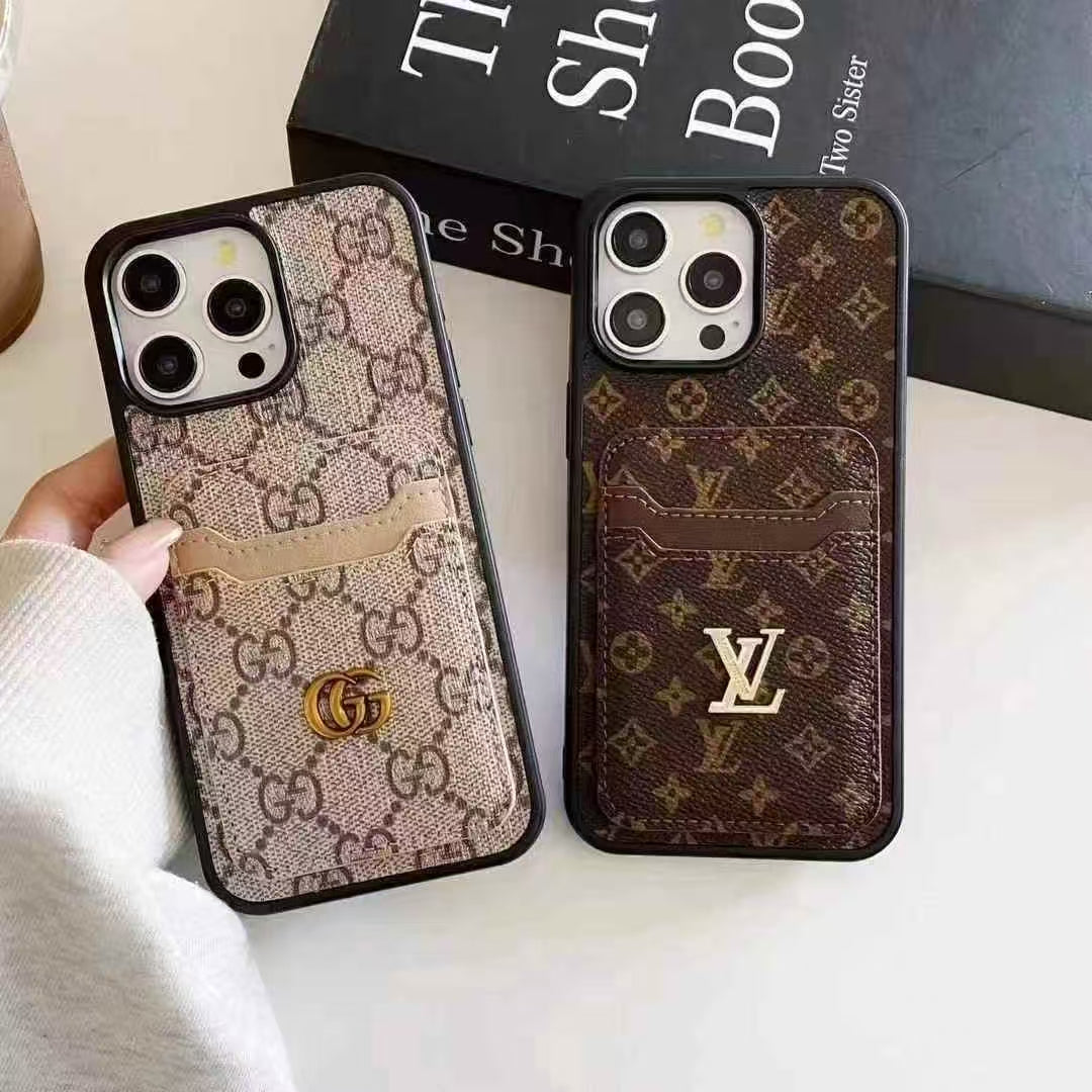 New Gold Label Card Slot Phone Case