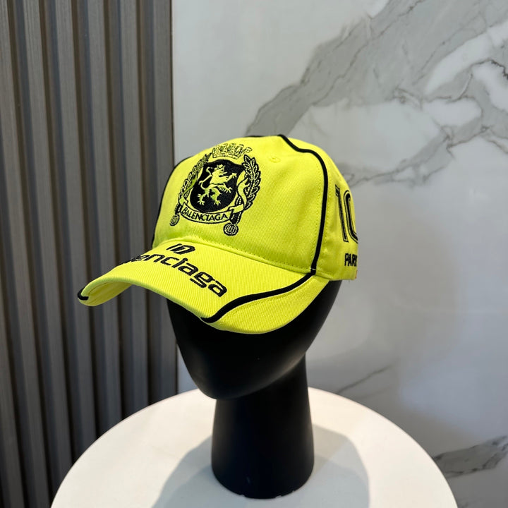 New Embroidered Logo Yellow Baseball Cap