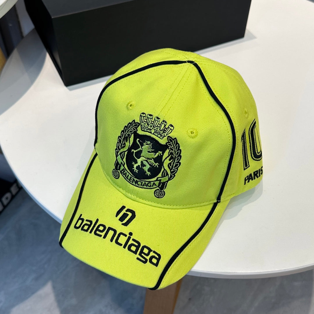New Embroidered Logo Yellow Baseball Cap