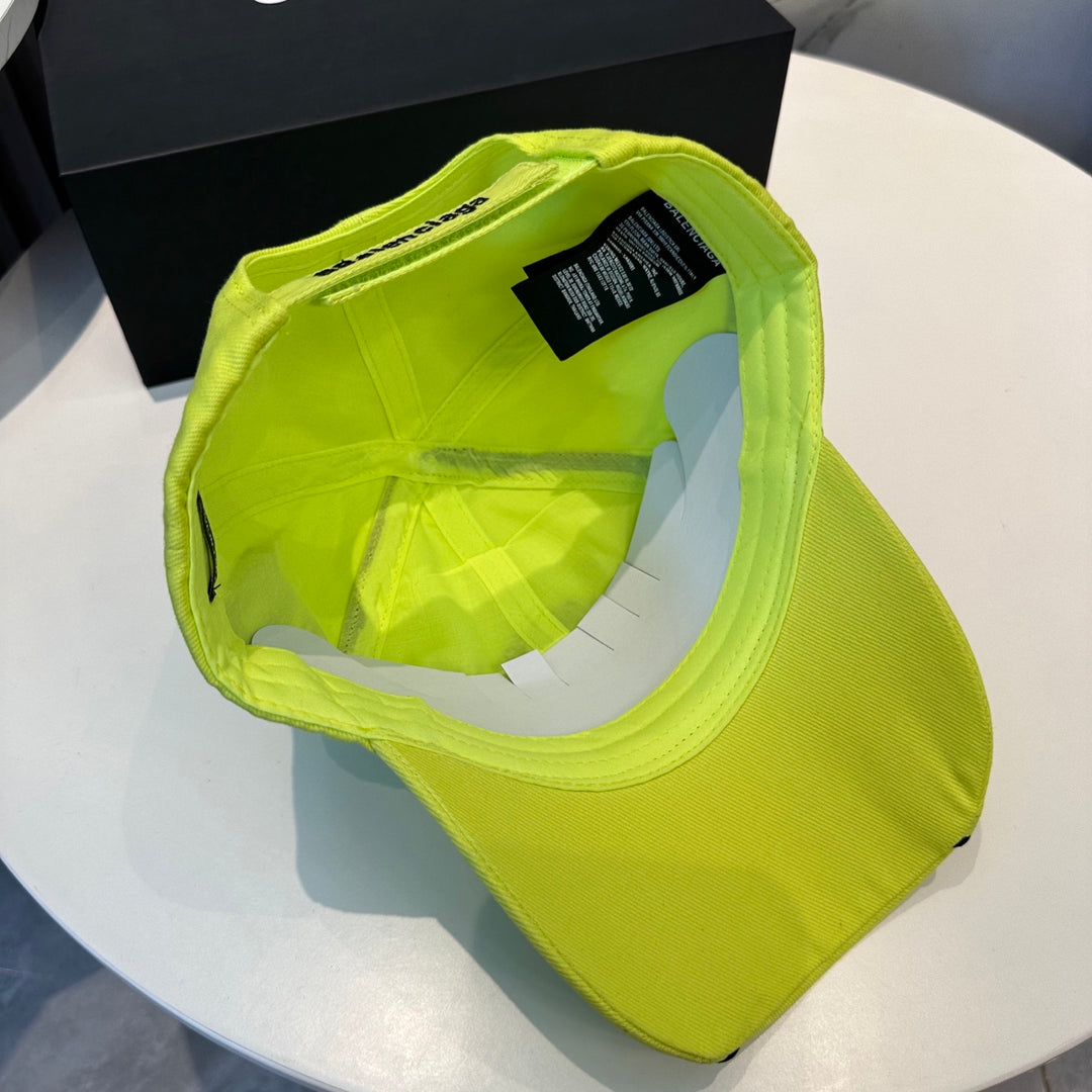 New Embroidered Logo Yellow Baseball Cap