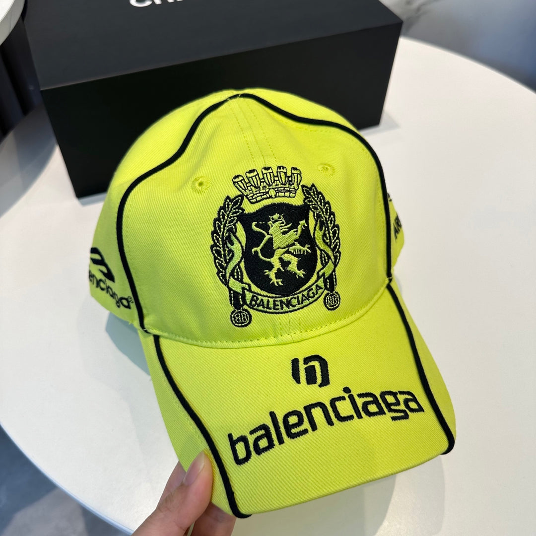 New Embroidered Logo Yellow Baseball Cap