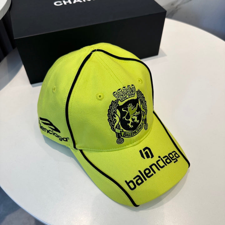 New Embroidered Logo Yellow Baseball Cap