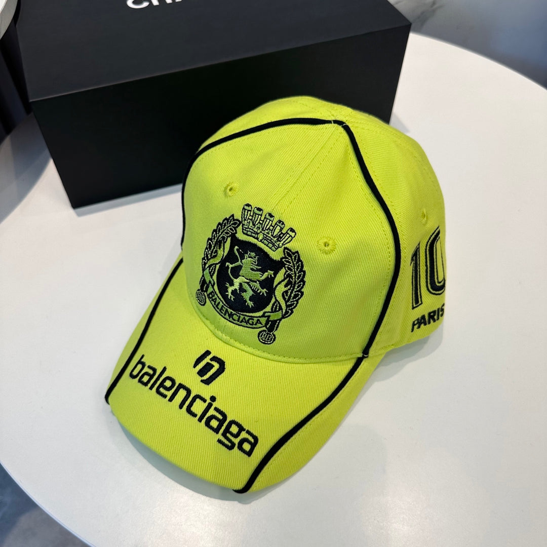 New Embroidered Logo Yellow Baseball Cap