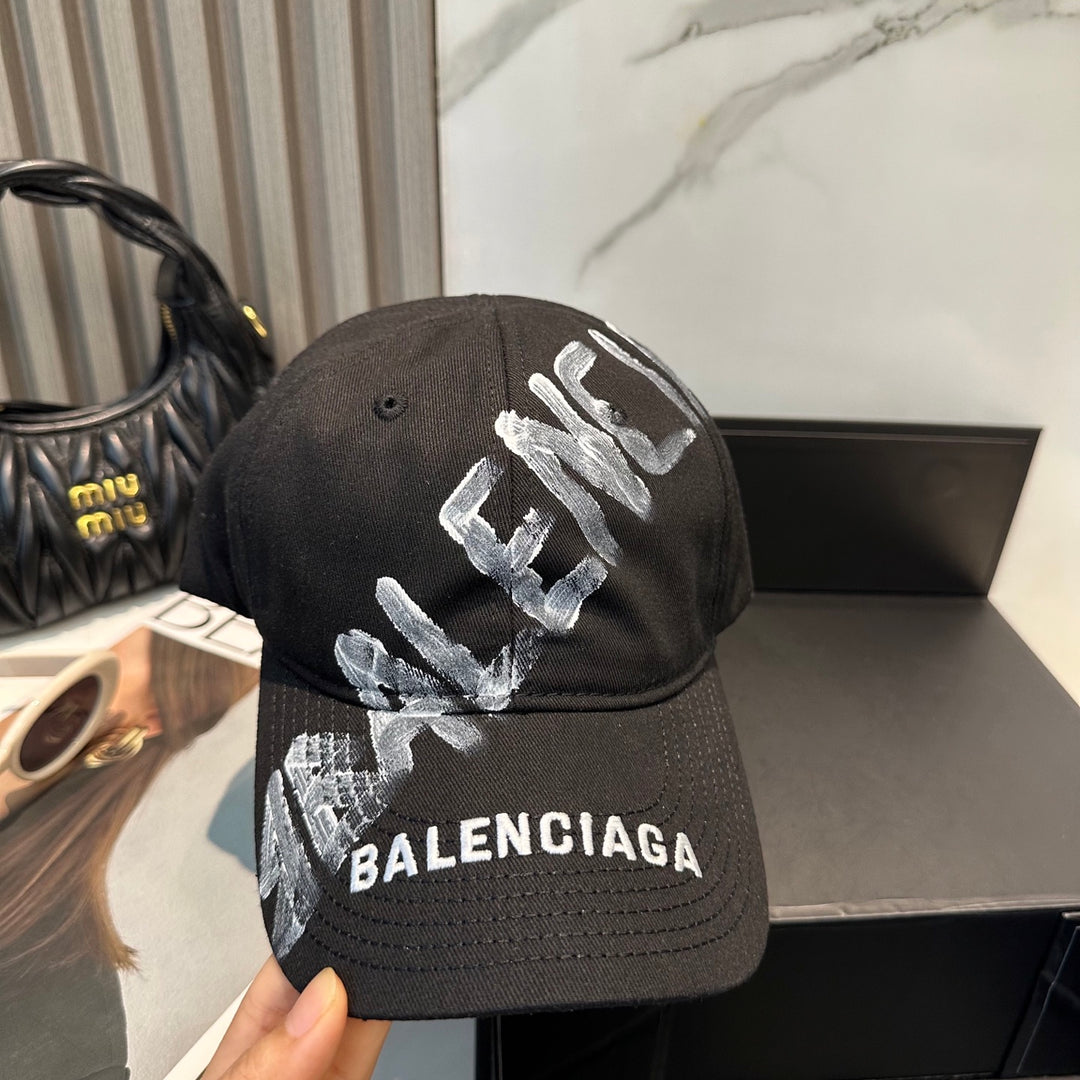 4 Color Letter Graffiti Baseball Cap