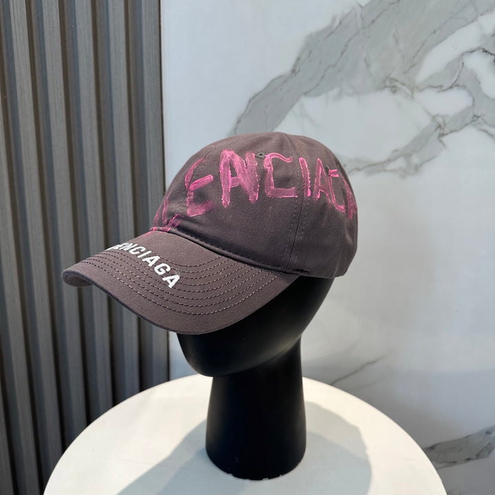 4 Color Letter Graffiti Baseball Cap