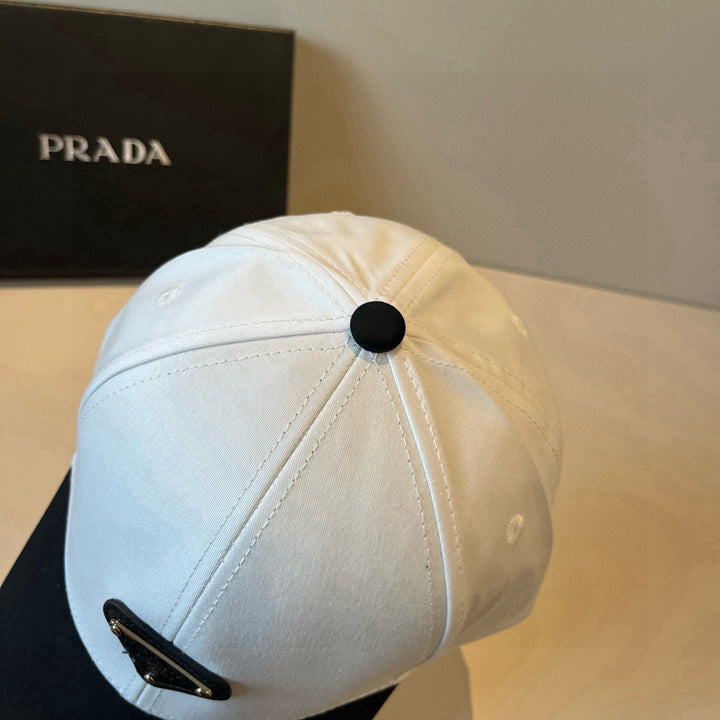 Triangle Logo Black and White Matching Baseball Cap