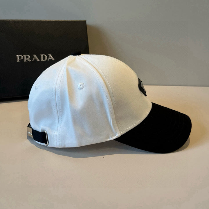 Triangle Logo Black and White Matching Baseball Cap
