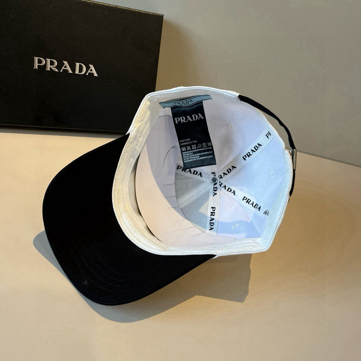 Triangle Logo Black and White Matching Baseball Cap