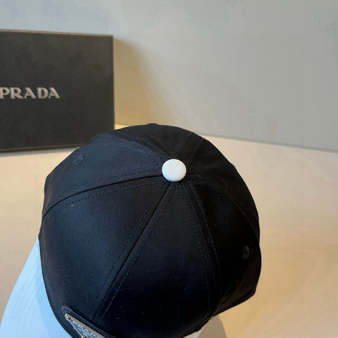 Triangle Logo Black and White Matching Baseball Cap