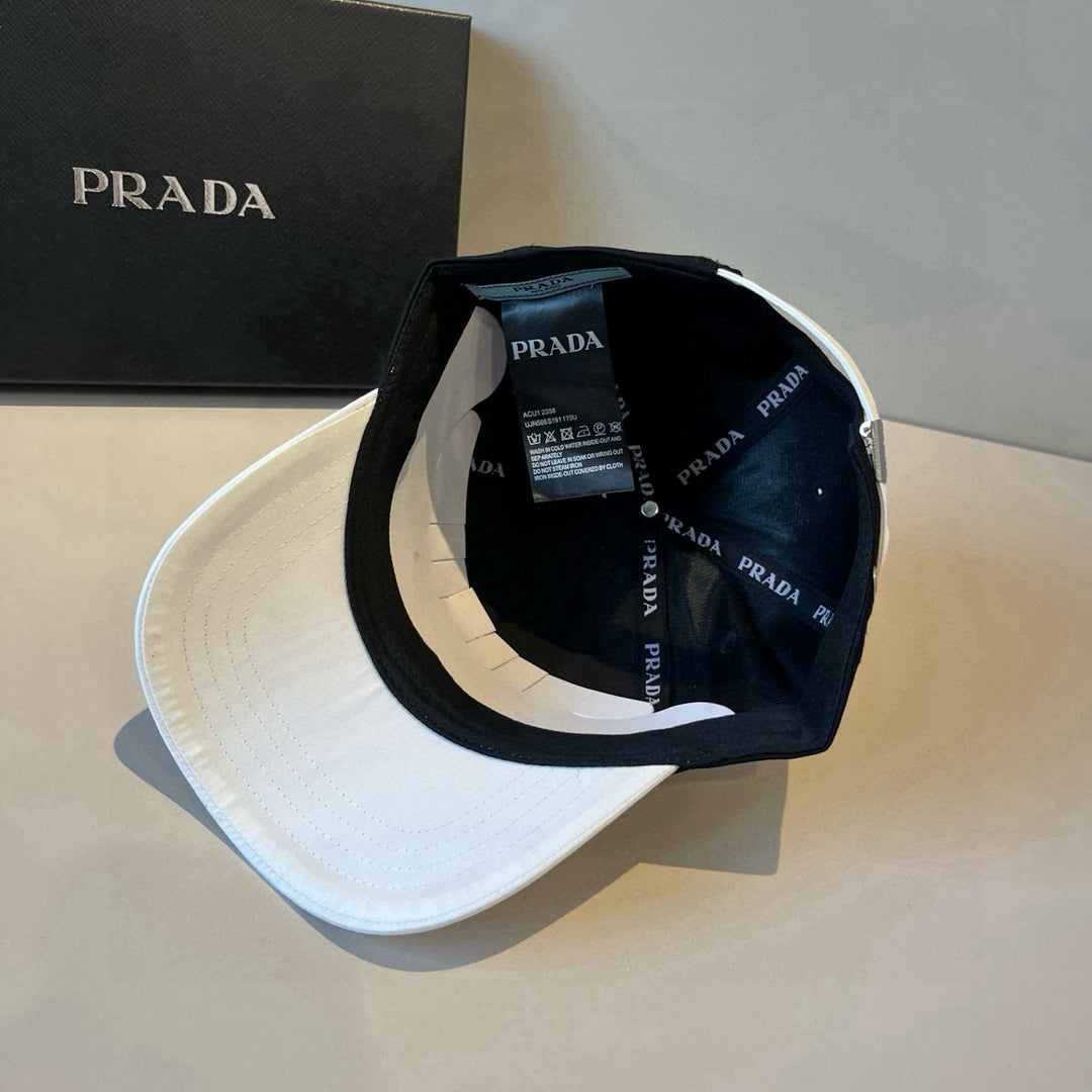 Triangle Logo Black and White Matching Baseball Cap