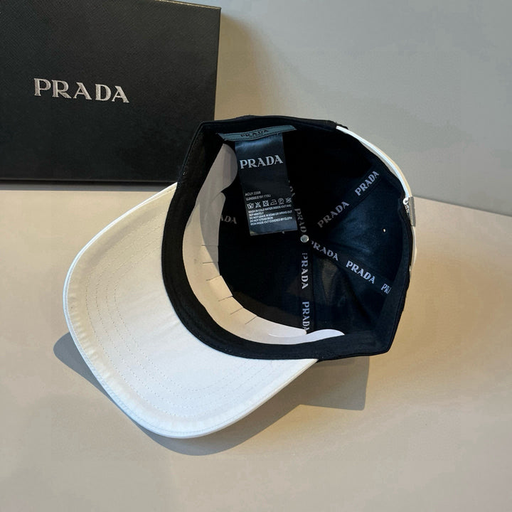 Triangle Logo Black and White Matching Baseball Cap