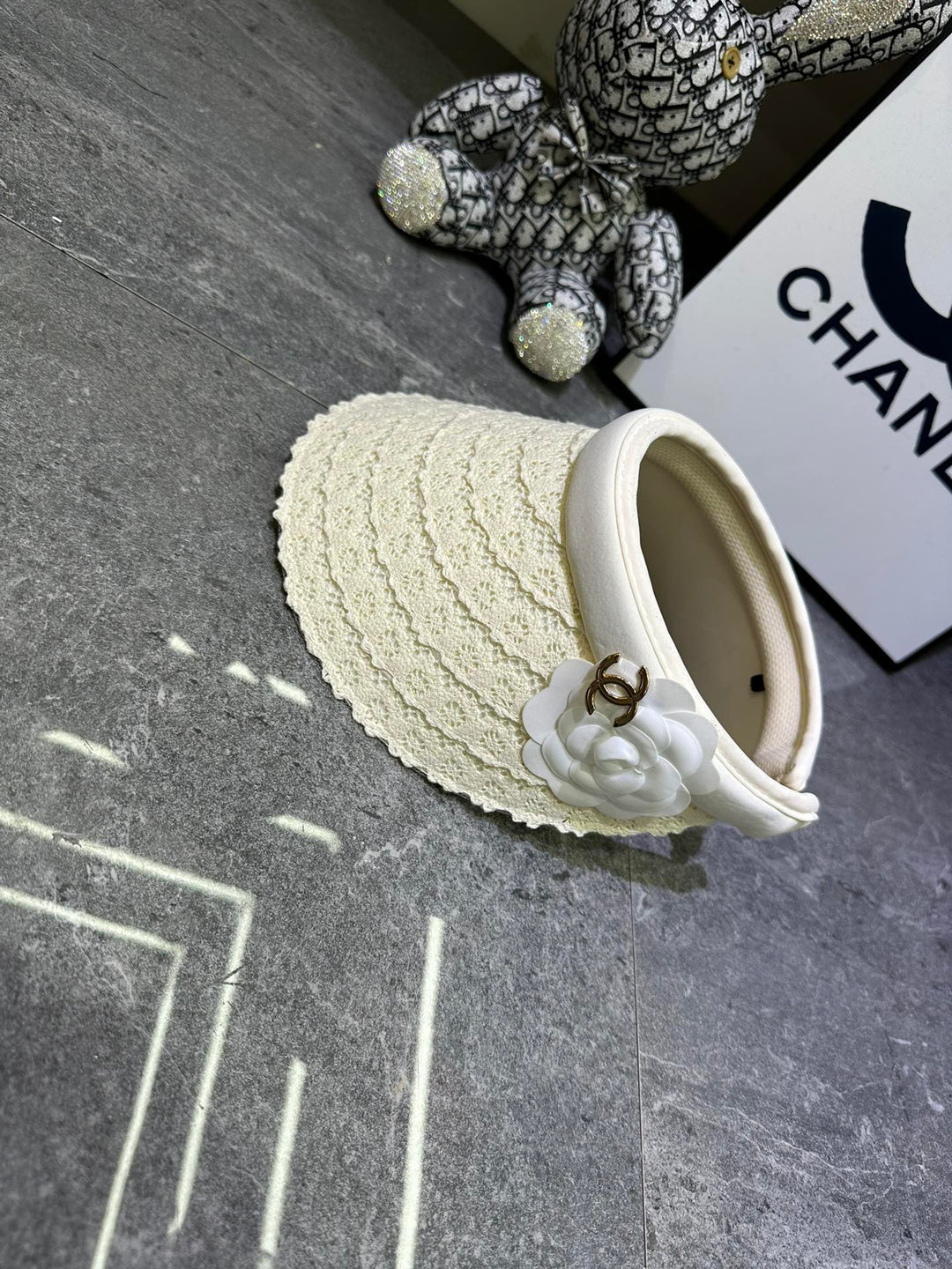 new camellia lace hollow cap