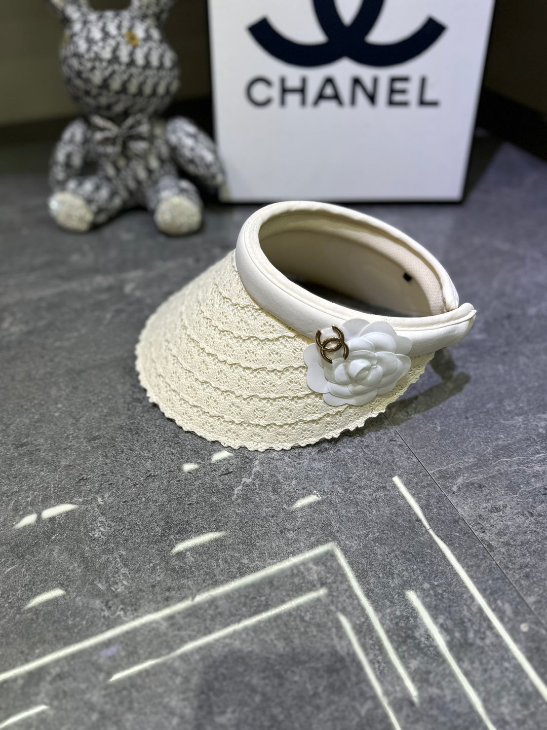 new camellia lace hollow cap