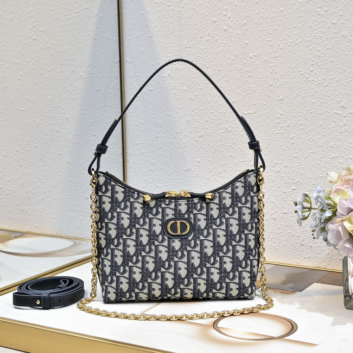 Three-color fashion quilted chain handbag