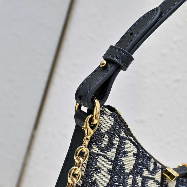 Three-color fashion quilted chain handbag