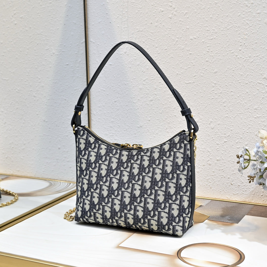 Three-color fashion quilted chain handbag