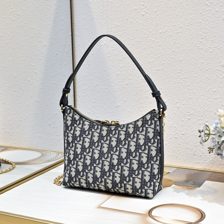 Three-color fashion quilted chain handbag