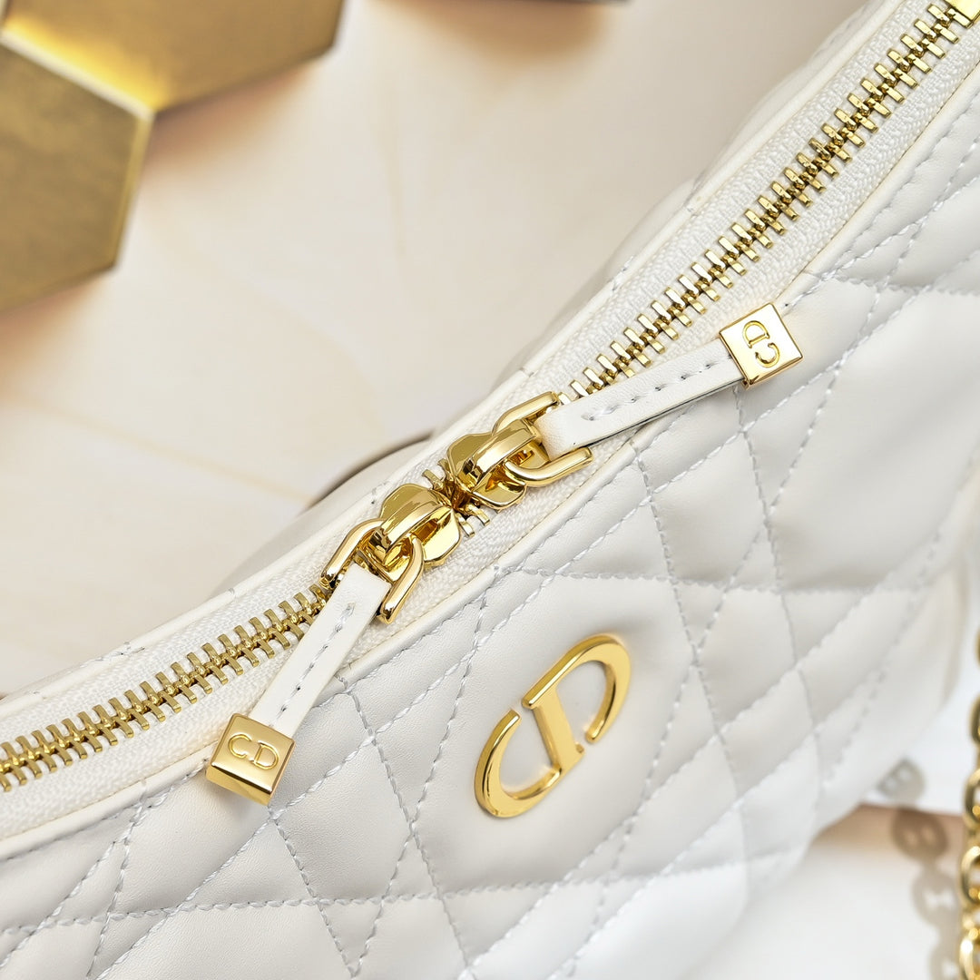 Three-color fashion quilted chain handbag