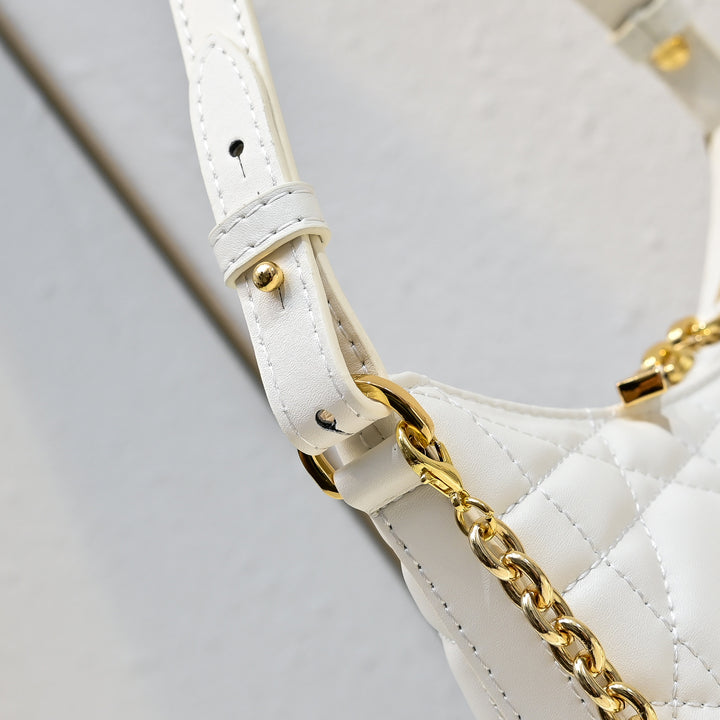 Three-color fashion quilted chain handbag