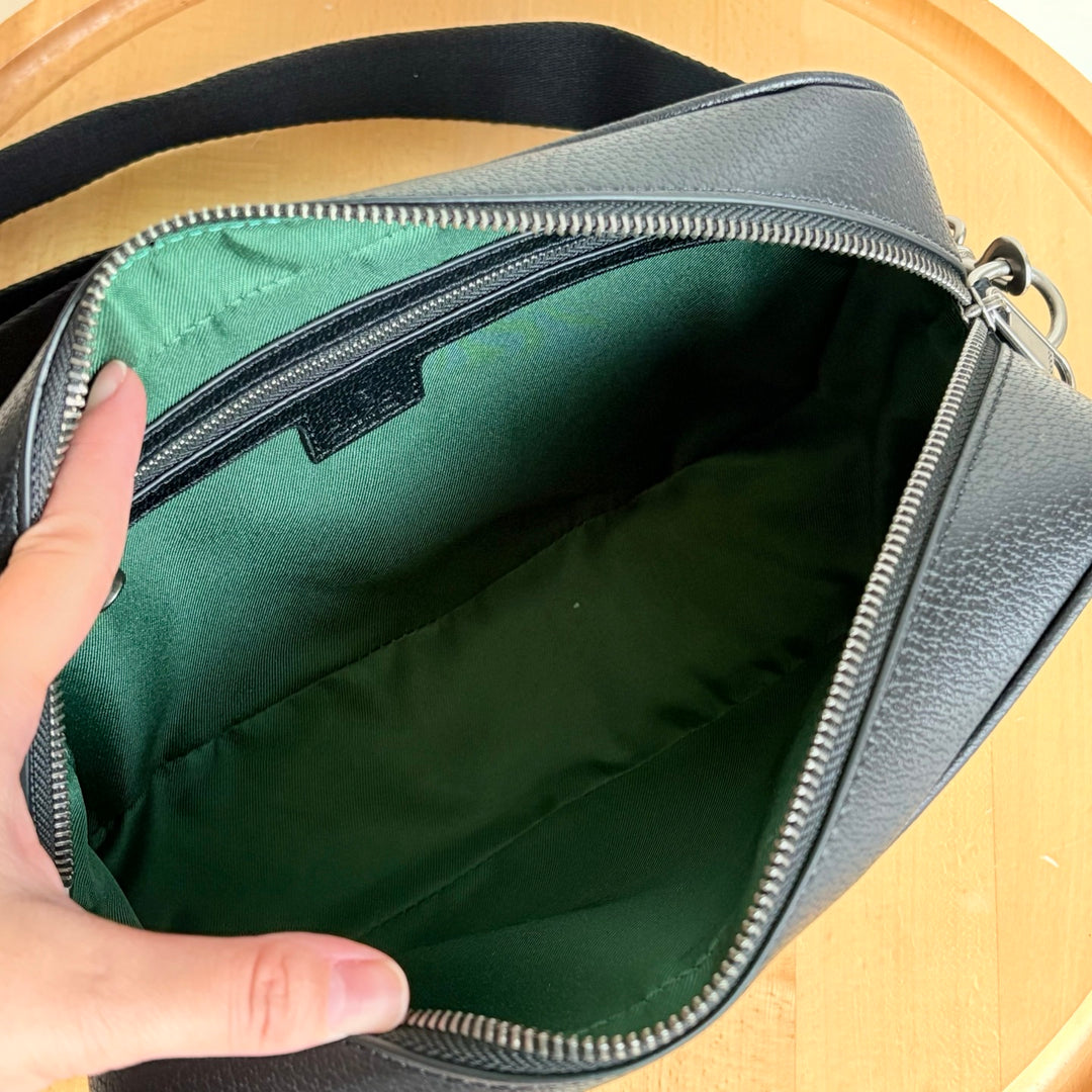 Fashionable woven striped camera bag