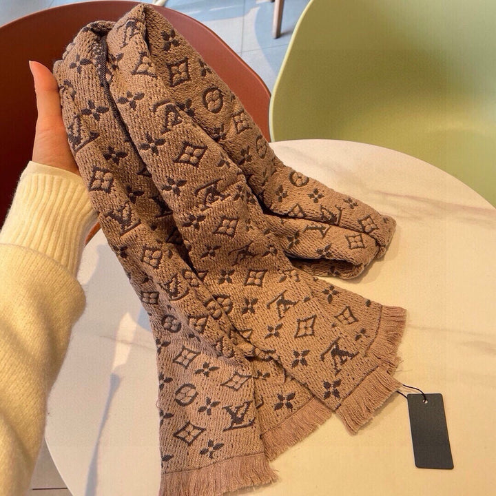 4-color fashion floral print scarf