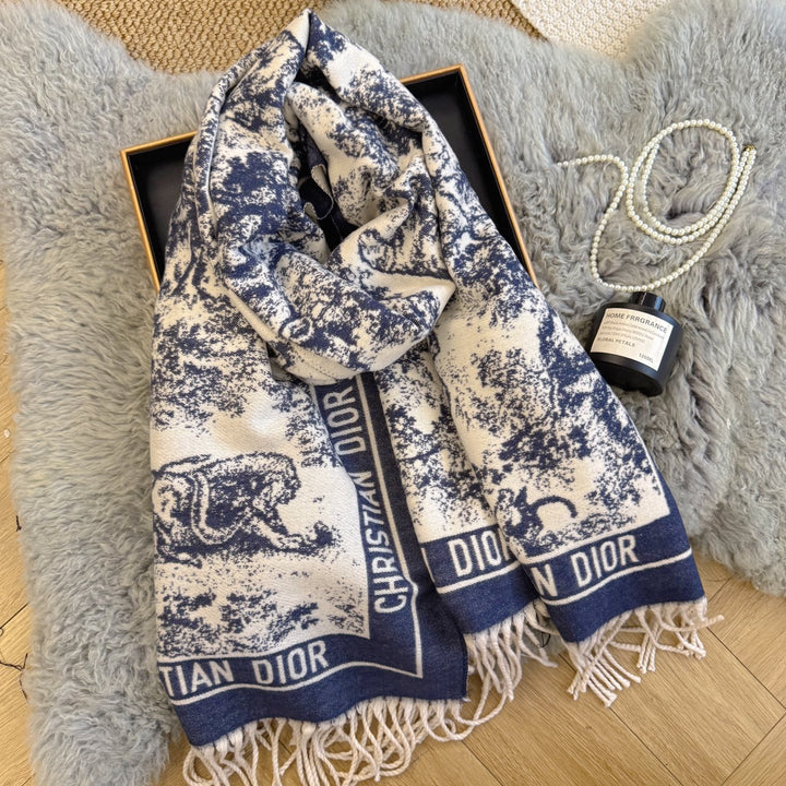 3 colors of high-end cashmere knitted scarf