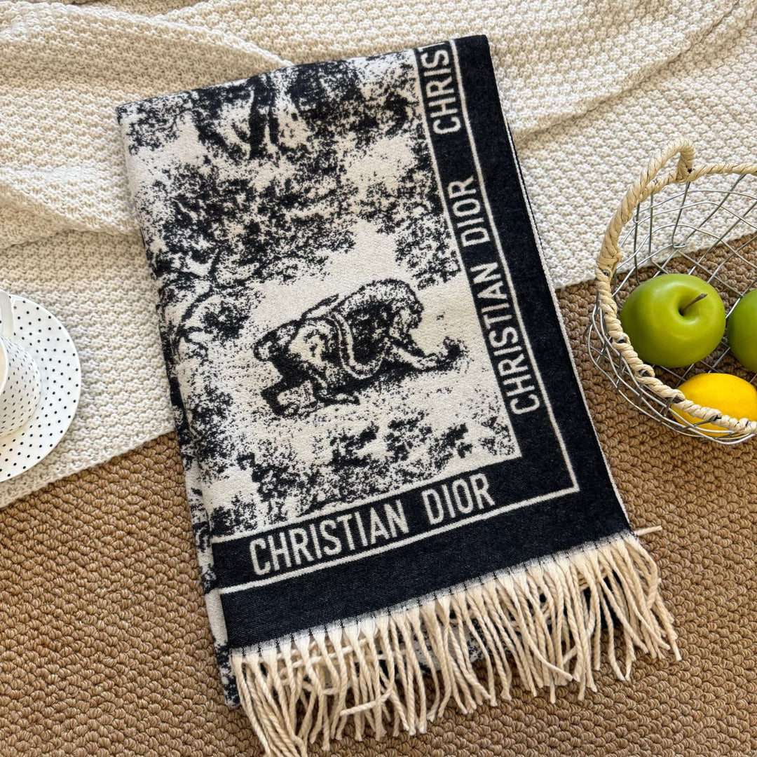 3 colors of high-end cashmere knitted scarf