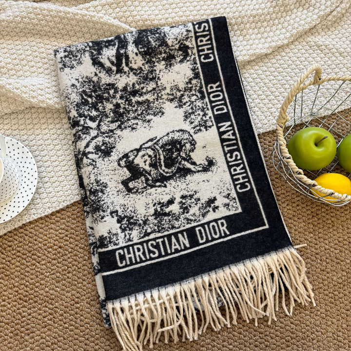 3 colors of high-end cashmere knitted scarf