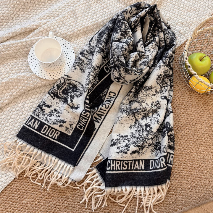 3 colors of high-end cashmere knitted scarf