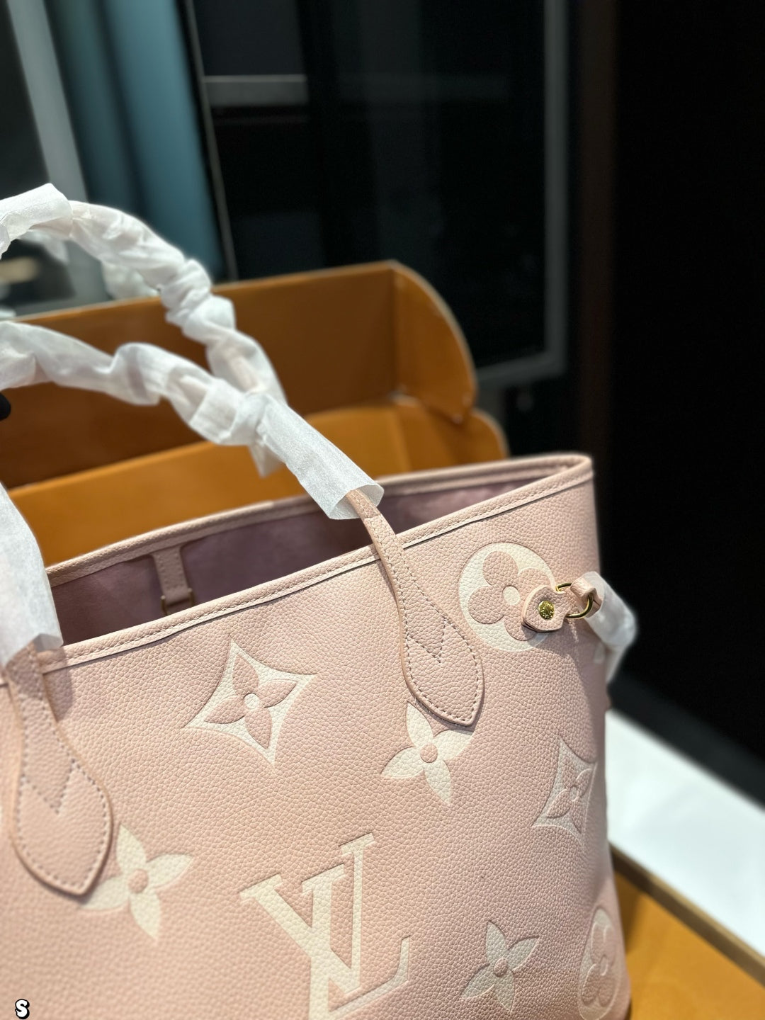 3-color luxury four-leaf clover print tote bag